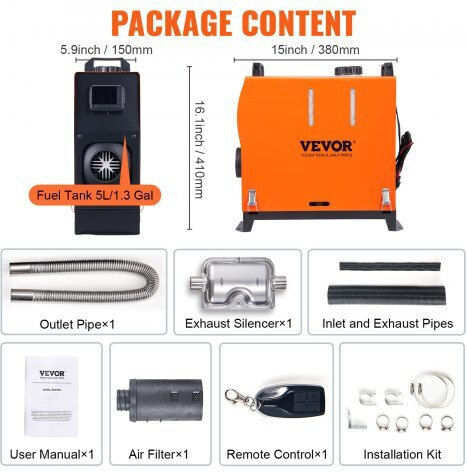 Vevor Autoheizung Diesel