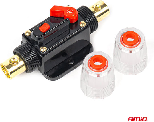 Amio Automatic Car Fuse 50A 12V 24V 48V Amio-03818
