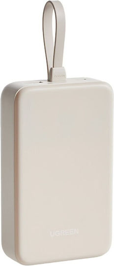Ugreen PB521 USB-C Power Bank 20000mAh 30W με Θύρα USB-A Power Delivery Λευκό