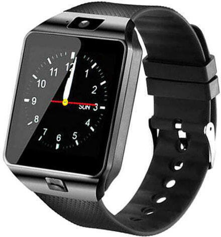 DZ09 43mm Smartwatch με SIM (Μαύρο)