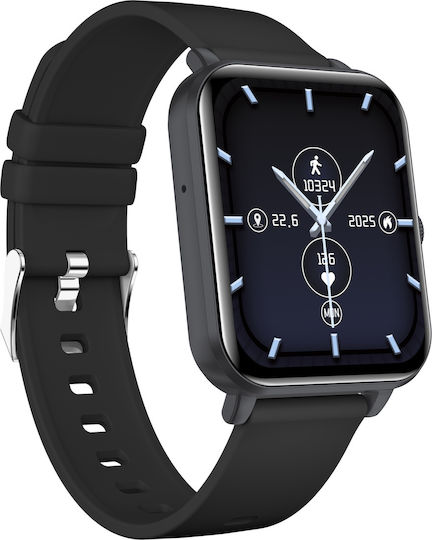 MyPhone Classic 2 Smartwatch με Παλμογράφο (Μαύρο)