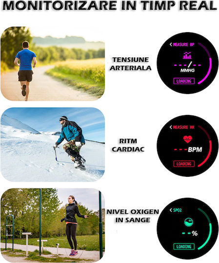 FiT Smartwatch with Heart Rate Monitor (Black)