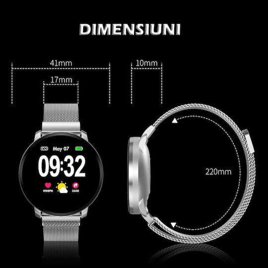 FiT Smartwatch with Heart Rate Monitor (Black)