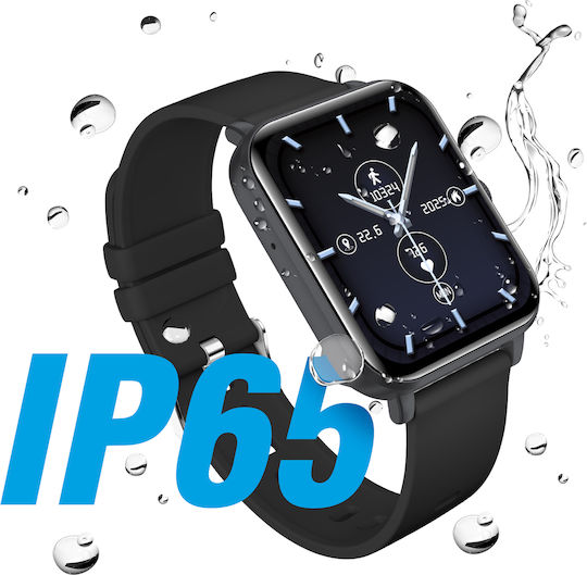 MyPhone Classic 2 Smartwatch με Παλμογράφο (Μαύρο)
