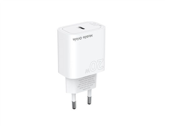Mobile Origin Φορτιστής Χωρίς Καλώδιο με Θύρα USB-C 20W Power Delivery Λευκός (MO11)
