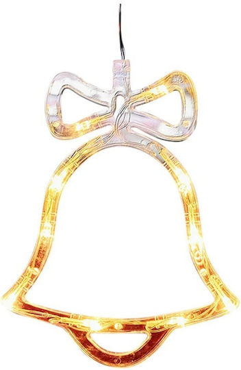 Decorațiune de Crăciun Clopot Forma Pornit/Oprit Cupe de Aspirare Baterii 19 X 1 X 15 Cm