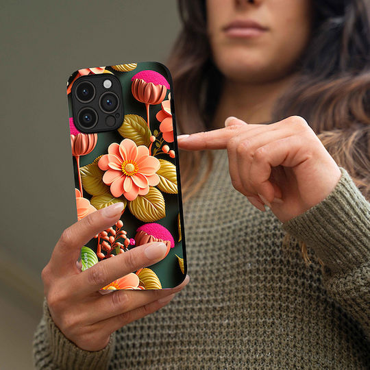Калъф Sonique 3D Flower Series OnePlus Nord 5 5G Сьомга