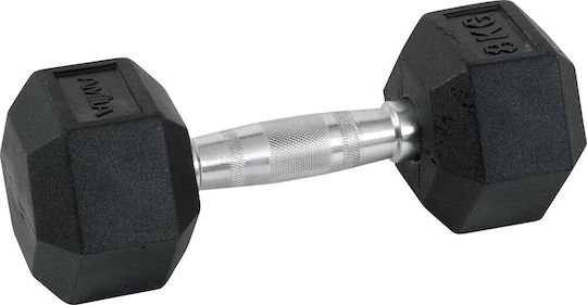 AMILA Dumbbell Hexagon Rubber 1 x 7kg