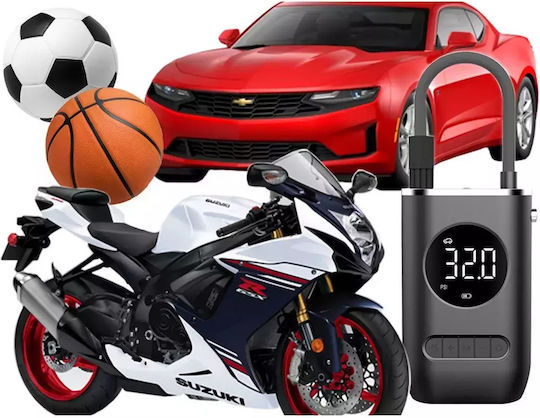 Car Tire Pump Rechargeable With Battery 12V