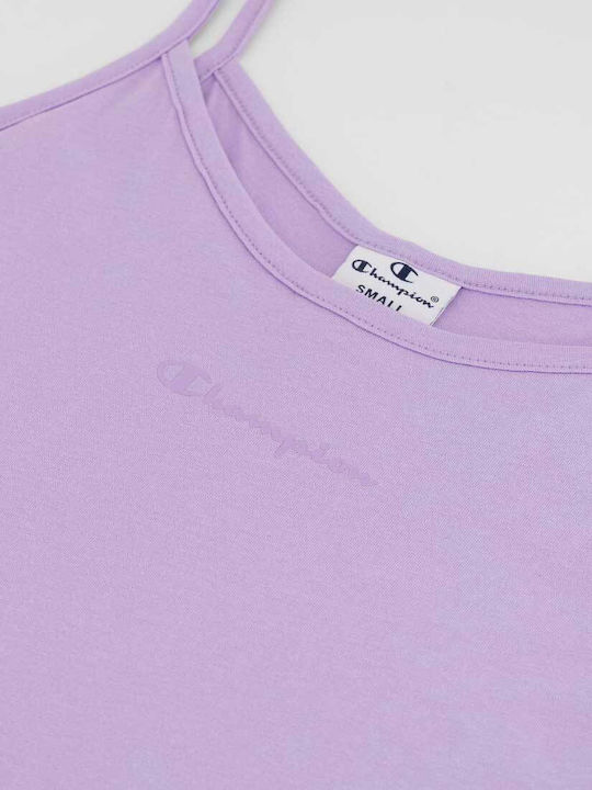Καλοκαιρινό Midi Αθλητικό Φόρεμα με Τιράντα Lilac