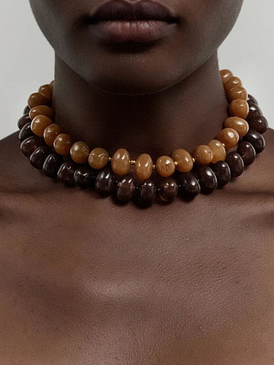 BSB Double Brown Necklace