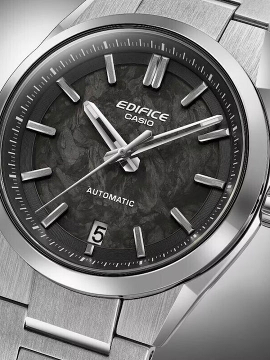 Casio Edifice Men's Watch Automatic with Silver Metal Bracelet