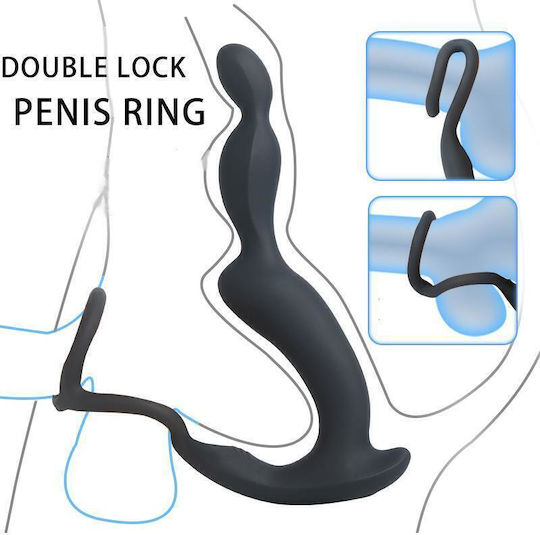 Double Ring Prostate Vibrator Wireless