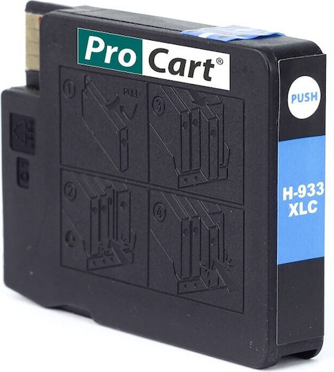 Cartuș Hp 933c Xl Cn054a Cyan Compatibil