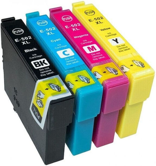 Cartuș de Cerneală Compatibil Epson 502xl Bk C Y M Capacitate Mare