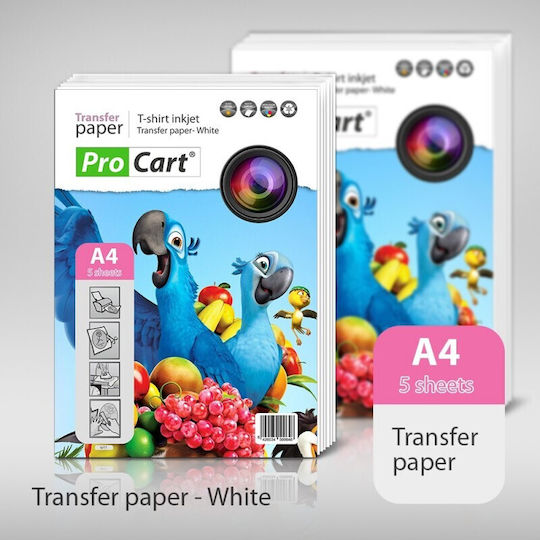 A4 Thermo Transferpapier Weiß T-Shirts