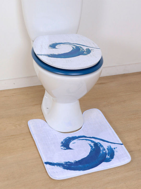 Eurocasa Wooden Toilet Seat Wave 47cm