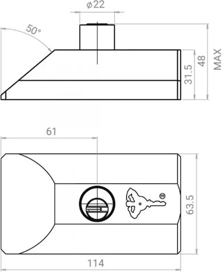 Mul-t-lock Mvp 1000 Ключалка За Врати На Камиони Van