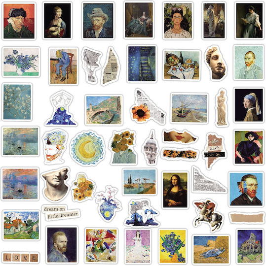 Sticker Set 50pcs-art