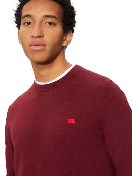 Hugo San Pullover Burgundy