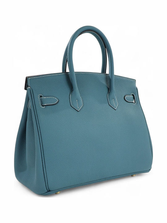 Leder Damentasche Tote Handtasche Taupe
