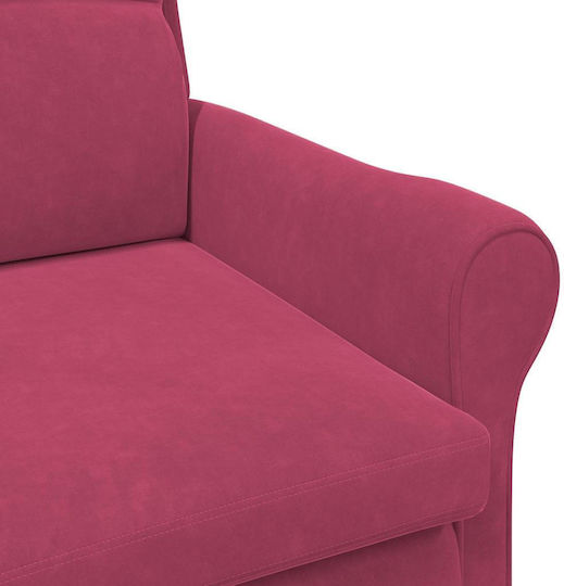 Μπερζέρα 76x94x102cm Μπορντό Μπερζέρα 76x94x102cm Μπορντό
