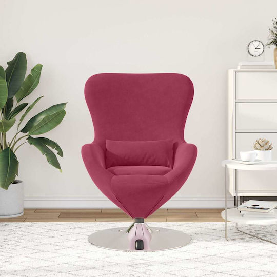 Rotativ Catifelat Burgundia 63x73x90cm