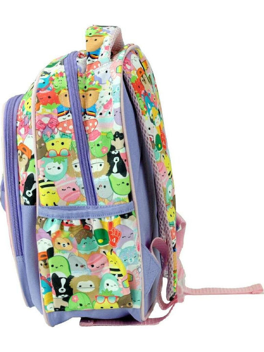 Gim Squishmallows Unicorn School Bag Backpack Kindergarten Multicolour with Water Bottle Holder