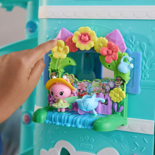 Spin Master Gabby's Dollhouse Queen Kitty Fairy's Garden Balcony for Ages 3 Plus