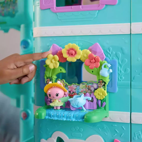 Spin Master Gabby's Dollhouse Queen Kitty Fairy's Garden Balcony for Ages 3 Plus