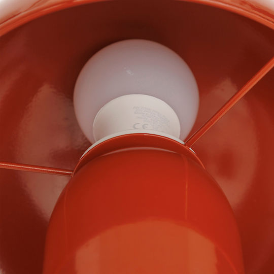 Pakketo Metal Vintage Lampă de masă LED cu Abajur Portocaliu și Bază