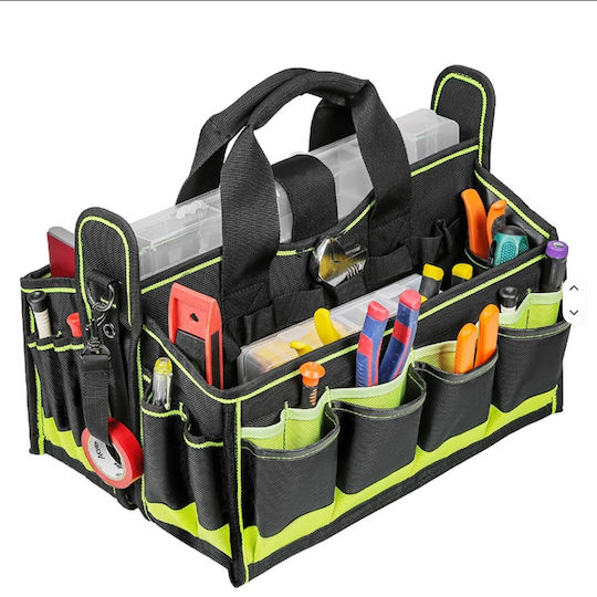 Professionelle Werkzeugtasche Offene Oberseite Wasserdichte Schwarze