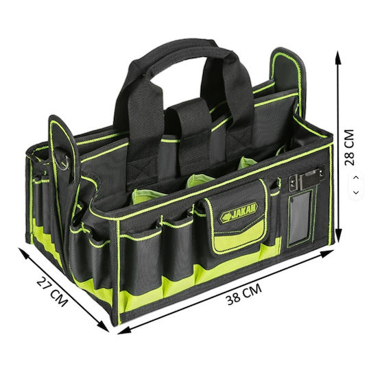Professionelle Werkzeugtasche Offene Oberseite Wasserdichte Schwarze
