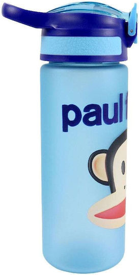 Paul Frank Παιδικό Παγούρι Θερμός Πλαστικό με Καλαμάκι Γκρι 600ml