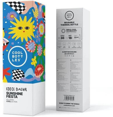 Cool Bottles Παιδικό Παγούρι Θερμός Ανοξείδωτο Sunshine Fiesta 500ml