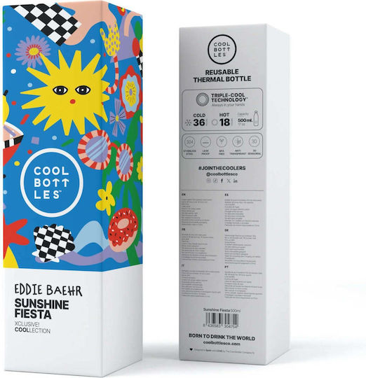 Cool Bottles Παιδικό Παγούρι Ανοξείδωτο 500ml