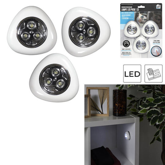 Je Cherche Une Idee LED Φωτιστικό Ασφαλείας με Αυτοκόλλητο Τοποθέτησης