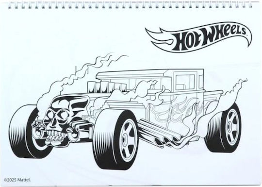 Gim Μπλοκ Ζωγραφικής Hot Wheels