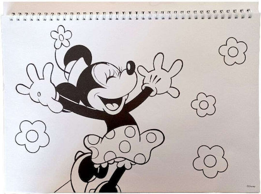 Gim Μπλοκ Ζωγραφικής Minnie A4 21x29.7cm