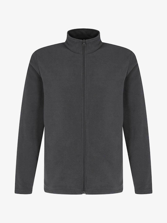 Men's Fleece Cardigan Grey