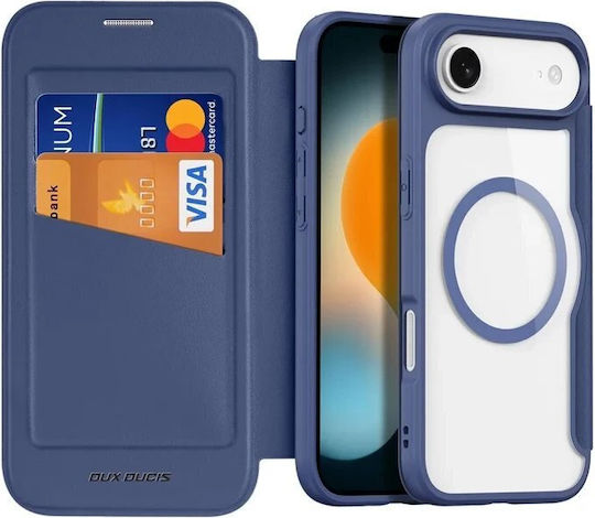 Dux Ducis Wallet Synthetic Leather / Silicone Blue (iPhone Air)