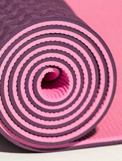 Orion Στρώμα Γυμναστικής Yoga Μωβ (173x60x0.6cm)