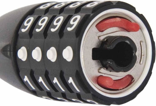 Abus Steel-o-flex 1360/110 Tresor Bicycle Cable Lock Combination Double Security