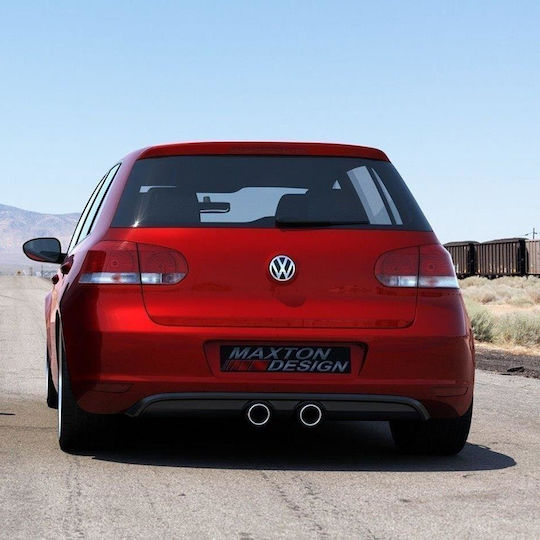 Maxton Design Diffuser Αυτοκινήτου Πίσω Συμβατό με Volkswagen Golf VI 2008-2012