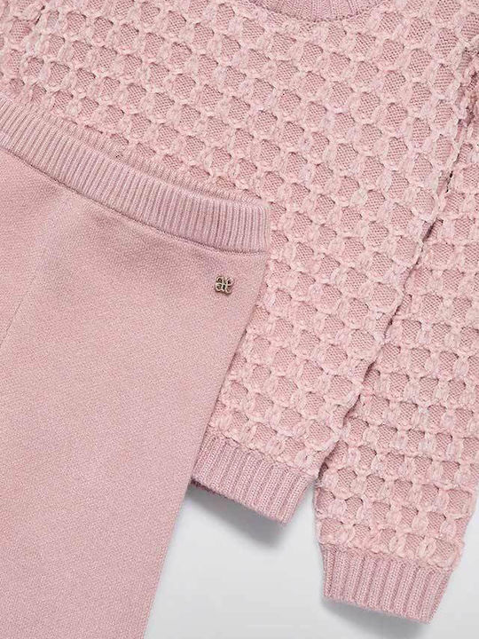 Kids' Set with Pants Winter 2pcs Rose Petal