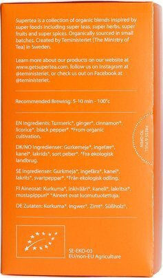 Teministeriet Organic Product Black Tea 20 Bags