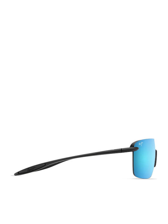 Maui Jim Unisex Γυαλιά Ηλίου με Μαύρο Κοκκάλινο Σκελετό και Μαύρο Polarized Φακό B680-02