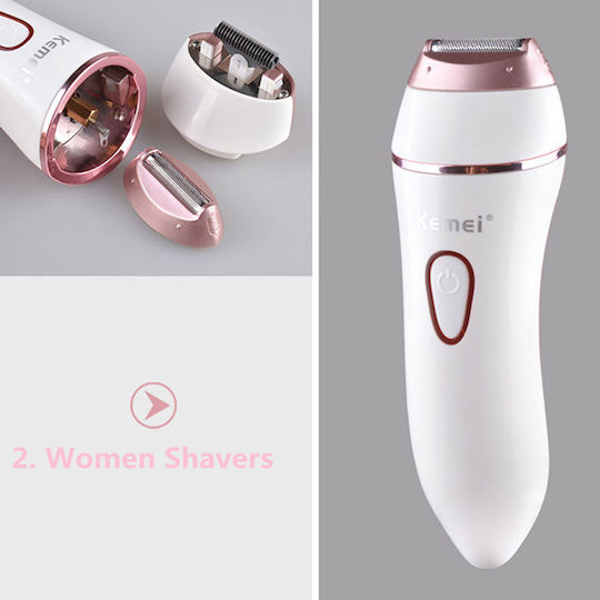 Kemei Αποτριχωτική Μηχανή Epilator για Πρόσωπο, Σώμα & Μπικίνι KM-7202