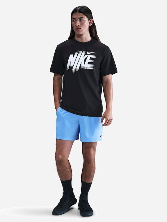 Hyverse Dri-Fit Αθλητικό T-shirt Μαύρο