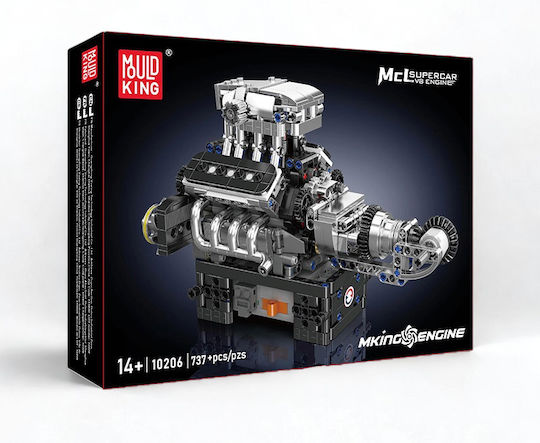 Mould King Τουβλάκια V8 για 14+ Ετών 737τμχ